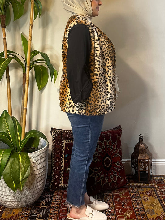 Leopard Vest